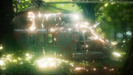 old-rusted-military-helicopter